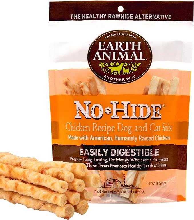 Earth Animal No Hide Chicken Sticks Dog Treat 10 ct.