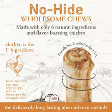 Earth animal no hide dog chew chicken recipe large