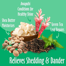 Earth bath shed control shampoo green tea and awapuhi