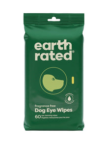 Earth rated fragrance free pet eye wipes 60ct