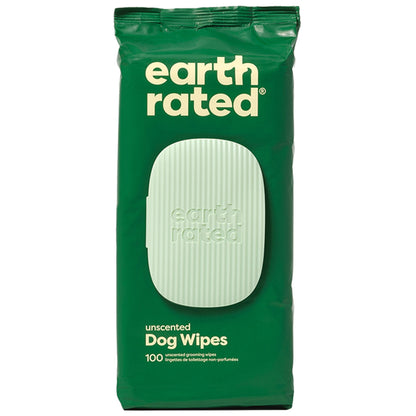 Earth rated unscented dog wipes 100ct