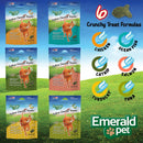 Emerald Pet Feline Dental - Treats Tasty and Crunchy Cat Dental Treats Grain Free - Chicken Treats - 3oz - 853258004012