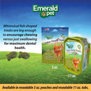 Emerald Pet Feline Tasty and Crunchy Cat Dental Treats Grain Free - Tuna Treats - 3 oz - 853258004036