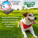 Emerald Pet Fresh Smileezz Grain Free Dog Dental Treats - Minty Fresh Breath and Clean Teeth for Puppies and Small Dogs - Small - 12 Oz - 856916006083