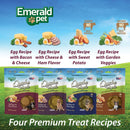 Emerald Pet Quiche Royale Premium Training Dog Treats — Healthy and Tasty Natural Dog Chews Made with Real Eggs — Limited Ingredient Dog Treats Made in The USA — Bacon & Cheese Treats, 6 oz - 850039167041