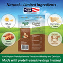 Emerald Pet Quiche Royale Premium Training Dog Treats — Healthy and Tasty Natural Dog Chews Made with Real Eggs — Limited Ingredient Dog Treats Made in The USA — Sweet Potato Treats, 6 oz - 850039167034