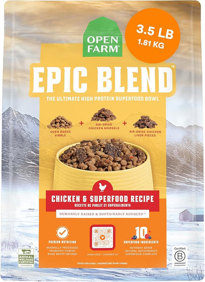 Epic blend chicken and superfood recipe open farm