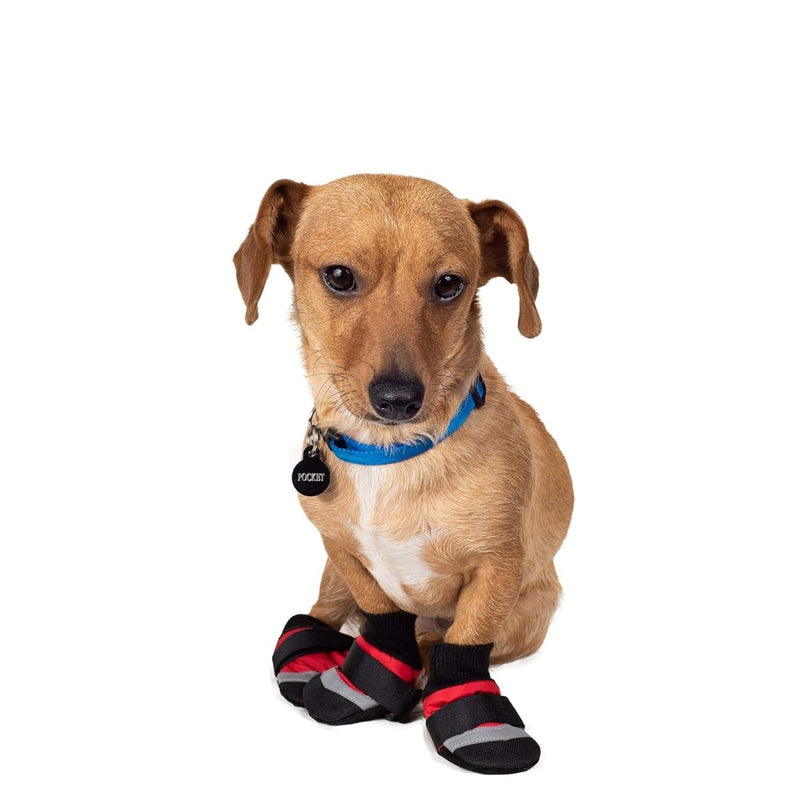 Ethical Pet Fashion Dog Boots All Weather - Red - Large Dog Boots - dog clothing - 077234302064