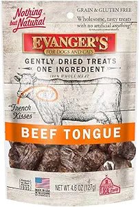 Evangers beef tongue 4.6oz dog treat