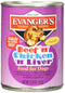 Evanger'S Classic Recipes Grain Free Beef With Chicken & Liver Canned Dog Food - 077627101052