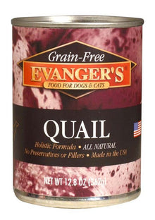 Evangers complements quail 12.5oz wet canned dog food