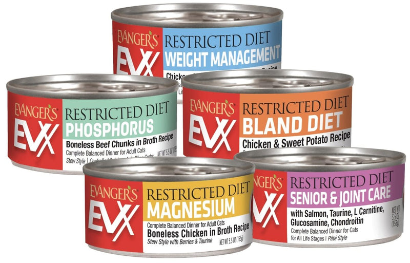 Evanger's EVX Controlled Magnesium - Boneless Chicken in Broth Recipe for Cats - cat food - 077627200915