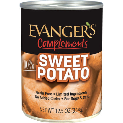 Evanger'S Grain - Free Sweet Potato For Dogs & Cats - 12.5 Oz Cans
