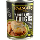 Evanger's Hand - Packed Whole Chicken Thighs Canned Dog Food 12 - oz can - 077627201103