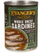 Evanger's Sardines W/Gravy Dog 13.2Oz Can - 077627201080