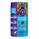 Evolutions by NaturVet Probiotic & Superfoods 90ct Soft Chews for Dogs - Prebiotic & Probiotic Blend - Digestive Enzymes - Bone Broth - Omega's - Nourishes Natural Gut Bacteria and Intestinal Microflora - dog supplies - 797801603522