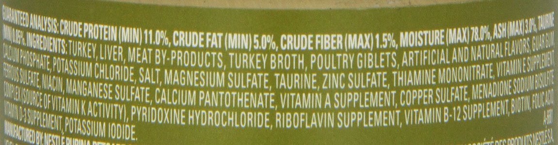 Fancy Feast Cat Turkey & Giblets Food, 3 Oz