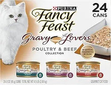 Fancy Feast Gravy Lovers Poultry and Beef canned food 24 count