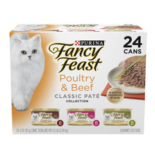 Fancy Feast Poultry And Beef Feast Classic Pate Collection Grain Free Wet Cat Food Variety