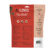 Farmland Traditions Tiny Loves Jerky Trainer Treats for Dogs w/Bone Broth (Beef, 12 oz.) - 884713001345