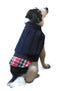 Fashion Pet UN - Tucked Cable Knit Dog Sweater - Navy - Extra Large Dog Sweater - 660204026468