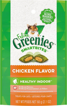 Feline greenies chicken flavor smart bites