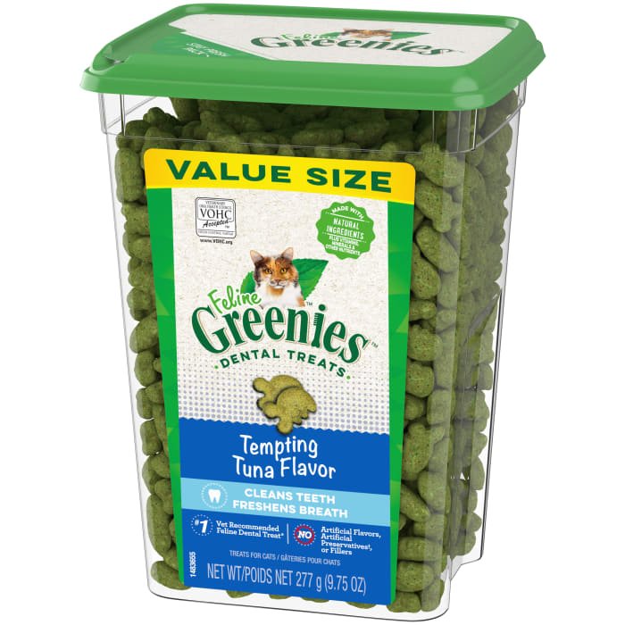 Feline greenies dental treats tuna flavor 9.75 oz
