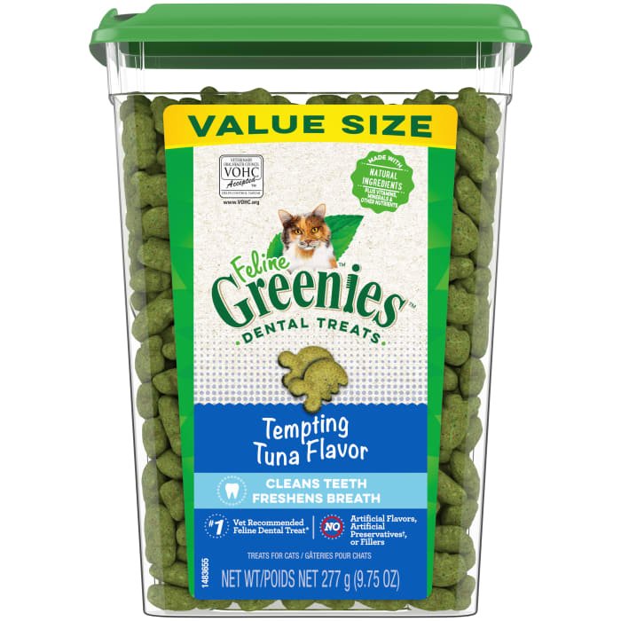 Feline greenies dental treats tuna flavor 9.75 oz
