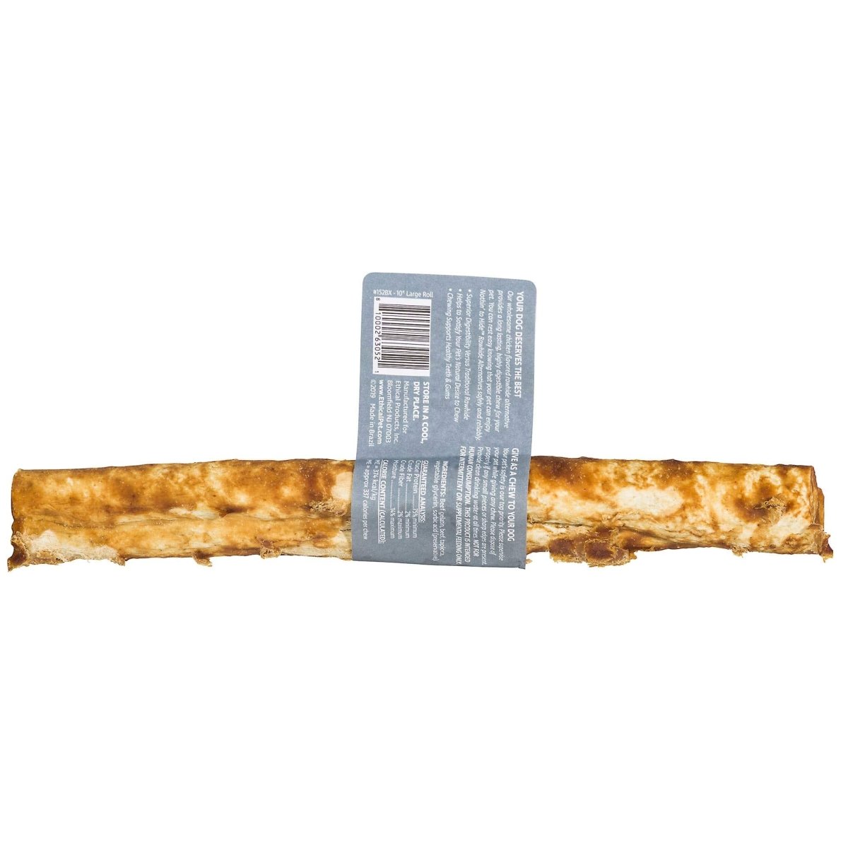 Fieldcrest Farms Nothin' to Hide Beef Roll Dog Chew, 3.2 oz. - 810002630521