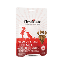 First mate New Zealand beef meals and blueberries grain free cookies