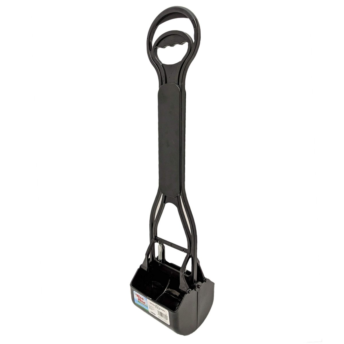 Four Paws Allen's Spring Action Dog Scooper For Grass Standard - Black - 5.13" x 5.5" x 24.75" - scooper - 045663182304