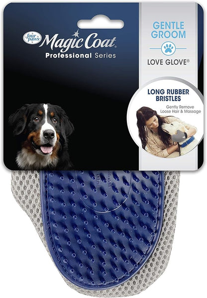 Four Paws Magic Coat Love Glove Grooming Mitt for Dogs