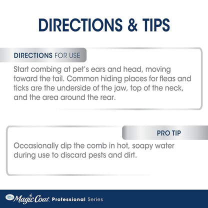 Four Paws Magic Coat Professional Series Grooming Brushes for Dogs & Cats - pet comb - 045663001773