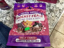 Freeze dried Mideast feast with tuna salmon and tilapia 7.0 oz food for cats