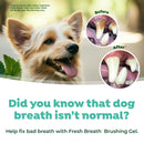 Fresh Breath by TropiClean Brushing Dental & Oral Care Gel for Dogs & Cats | Made in USA | Removes Plaque & Tartar | 2 oz - 645095001329