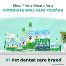 Fresh Breath by TropiClean Brushing Dental & Oral Care Gel for Dogs & Cats | Made in USA | Removes Plaque & Tartar | 2 oz - 645095001329