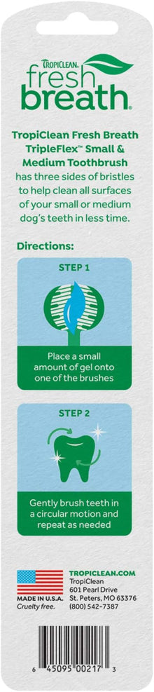 Fresh breath triple flex toothbrush small and medium