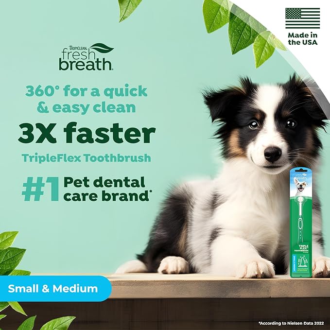 Fresh breath triple flex toothbrush small and medium