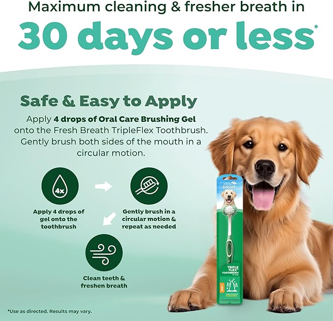 Fresh breath triple flexible toothbrush large