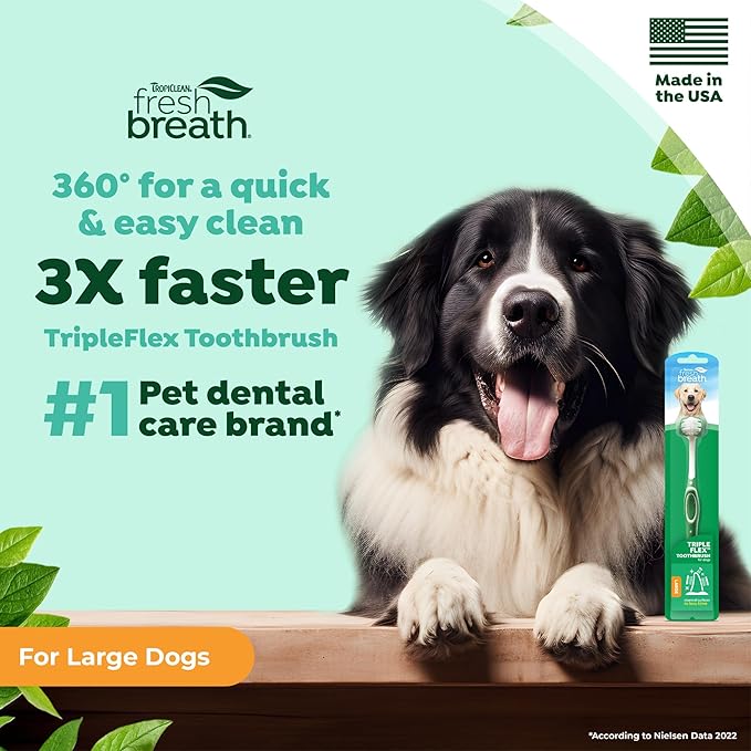 Fresh breath triple flexible toothbrush large