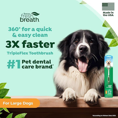 Fresh breath triple flexible toothbrush large