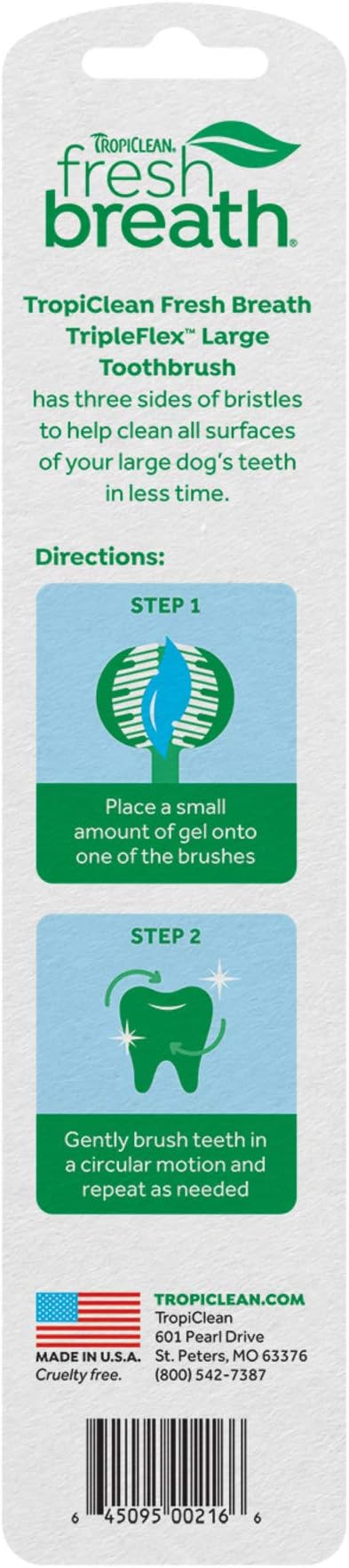 Fresh breath triple flexible toothbrush large