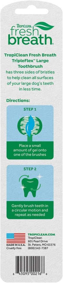 Fresh breath triple flexible toothbrush large