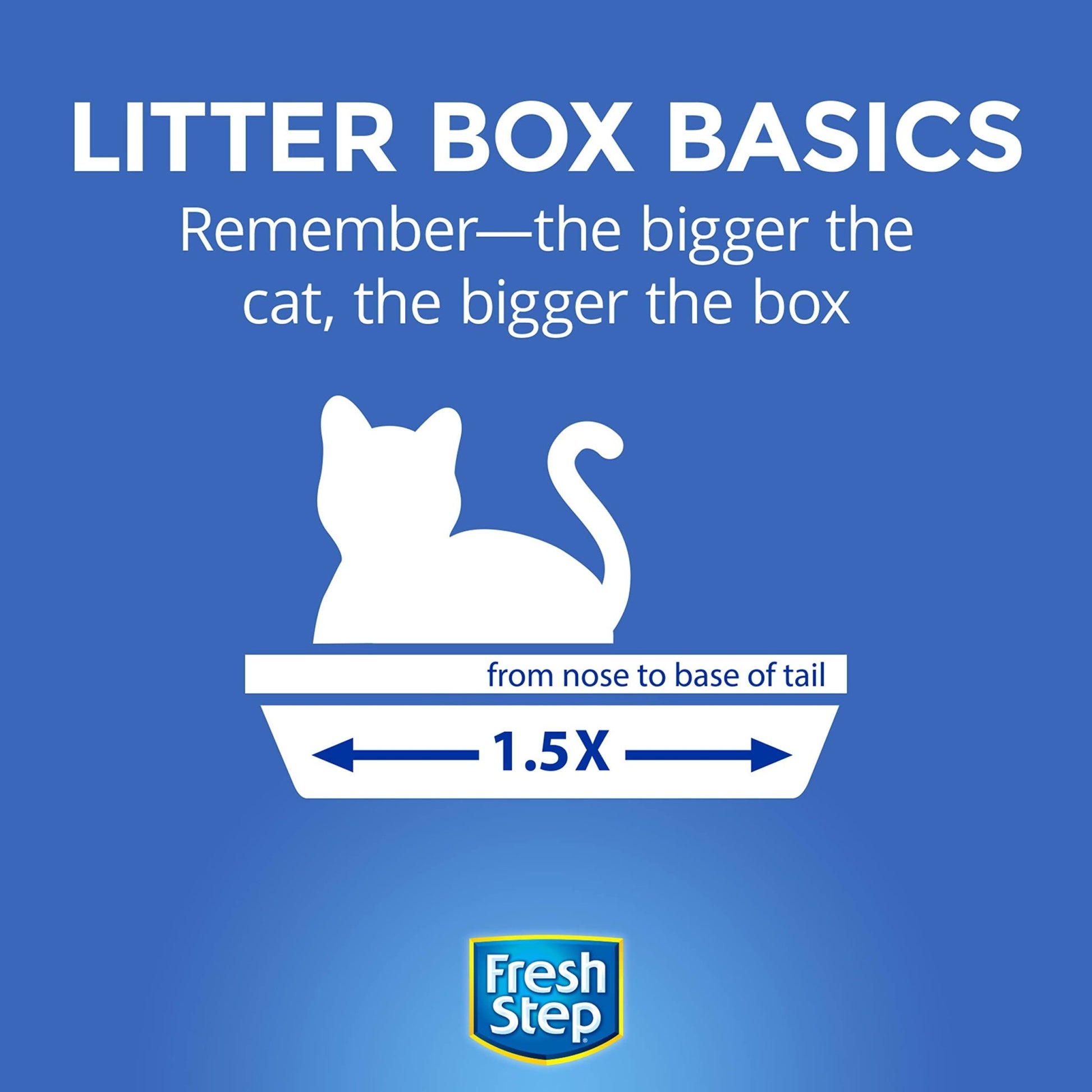 Fresh Step Clean Paws Cat Litter, Clumping Cat Litter With Febreze, Gain Scent 22.5 Pounds