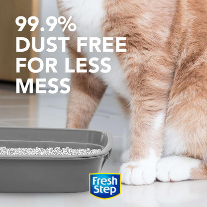 Fresh Step Clean Paws Cat Litter, Clumping Cat Litter With Febreze, Gain Scent 22.5 Pounds