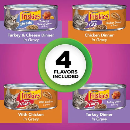 Friskies poultry canned food 32 count 5.5 oz each cat food