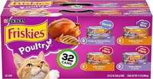 Friskies poultry canned food 32 count 5.5 oz each cat food
