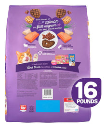 Friskies Surfin' & Turfin' Favorites Muscle & Immune Support Crunchy Dry Cat Food, 16 - lb