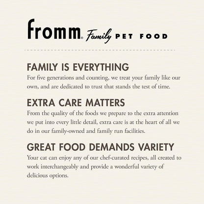 Fromm beef livattini veg recipe dry cat food 4lbs