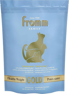 Fromm family healthy weight gold pounds Sante cat food 4lbs